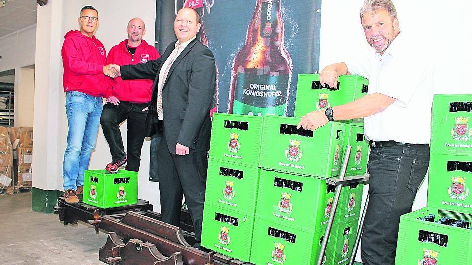 Biathleten mit Hefeweizen aufgewogen