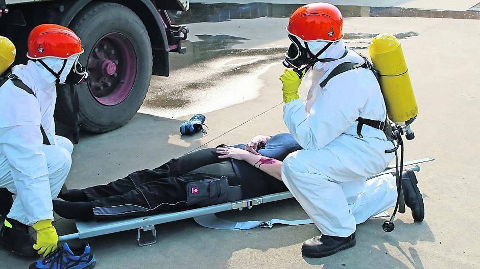  Auch ein Einsatz bei Dunkelheit stand für die Jugendlichen auf dem Programm des 24-Stunden-Dienstes. 