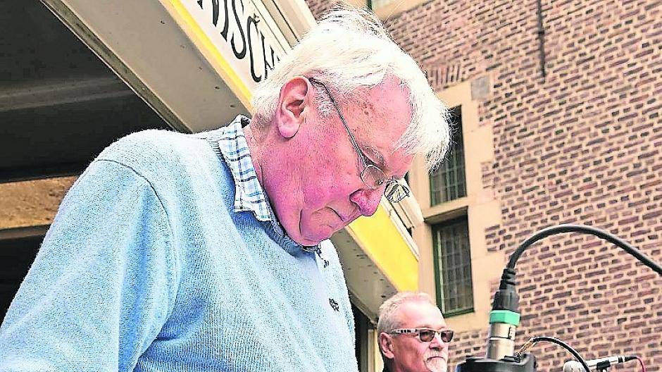 Vibraphonist Karl-Heinz Becker. Foto: max