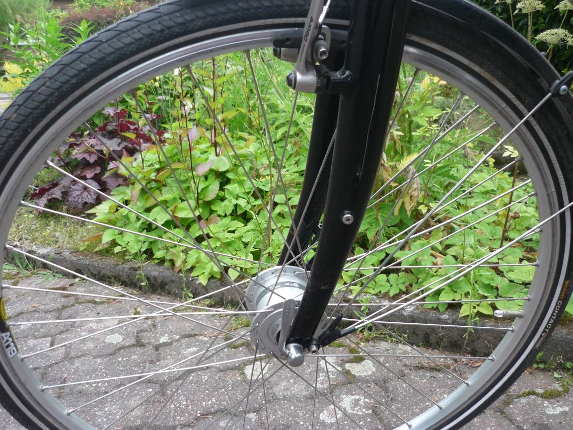 Polizeihund beißt Radfahrer