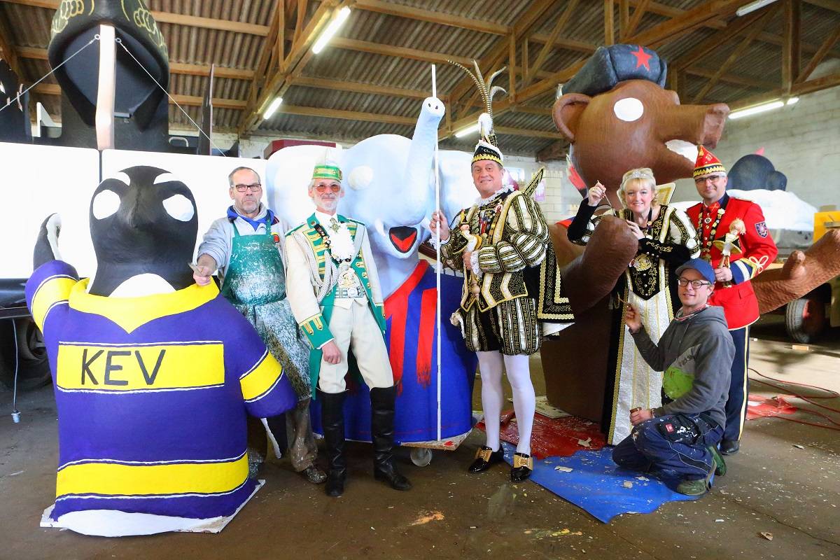 Russen-Bär und Maulwürfe