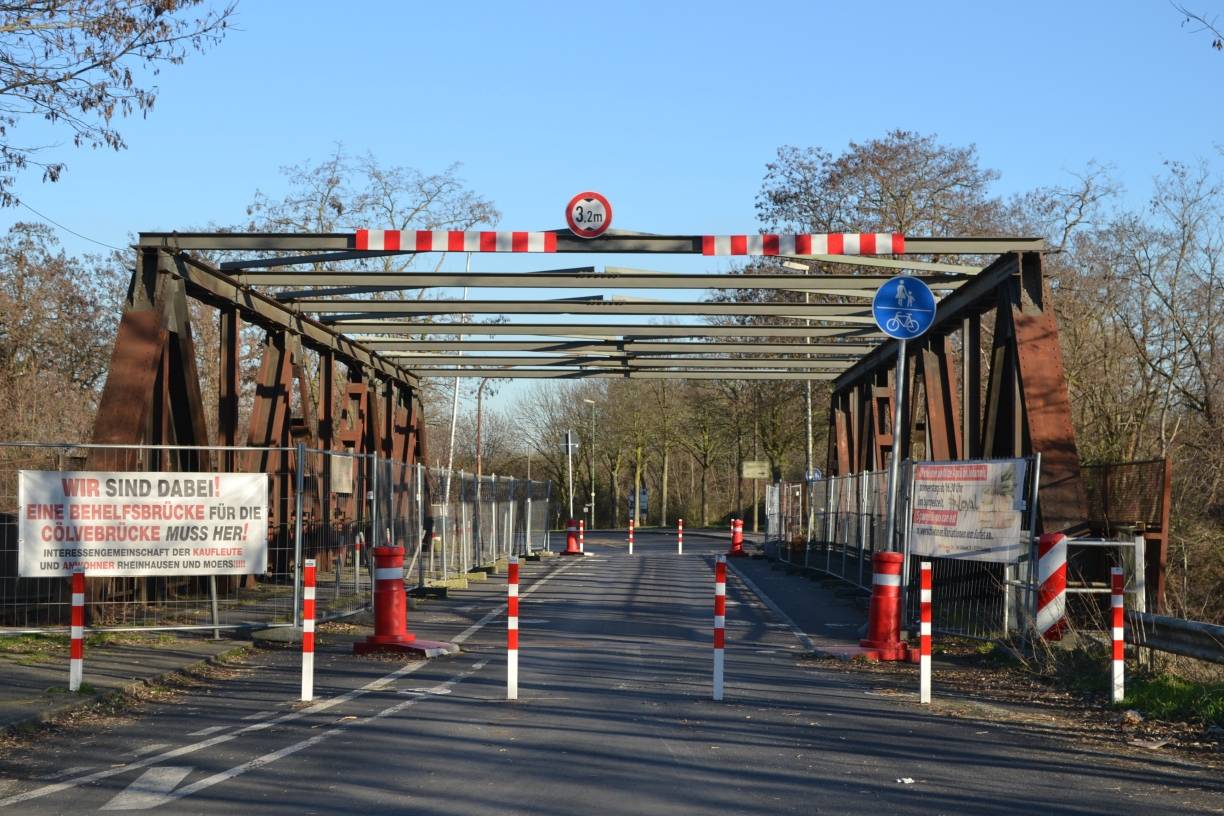 Am 21. März soll es wieder eine Demonstration der Bürgerinitiative an der maroden und für den motorisierten Verkehr gesperrten Cölve-Brücke geben.