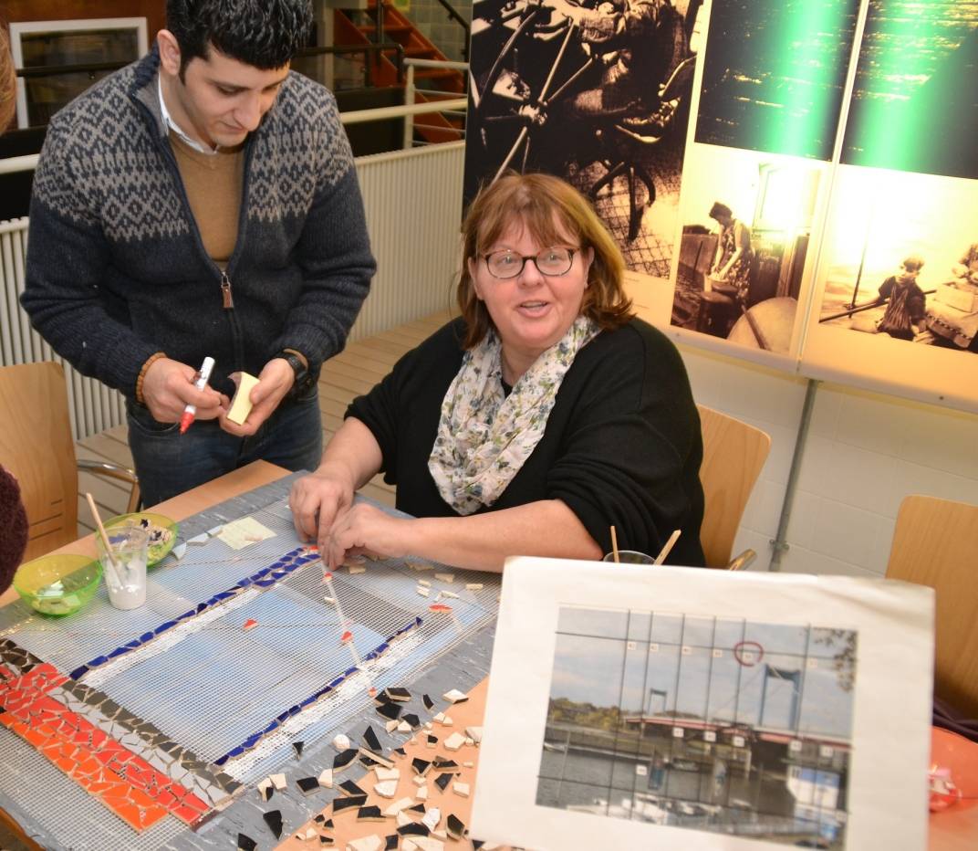 Ruhrort-Mosaik nimmt Gestalt an