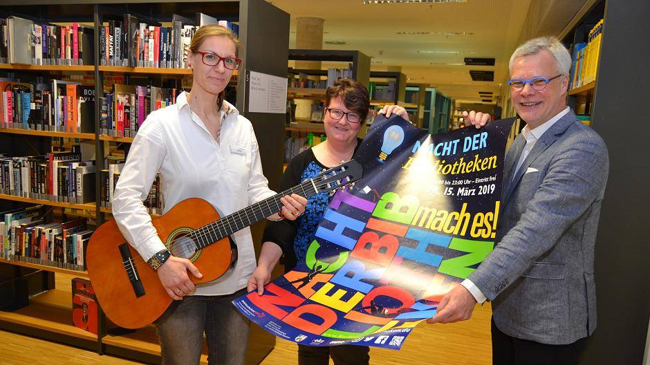 Marita Dubke, Leiterin der Zentralbibliothek, Eva