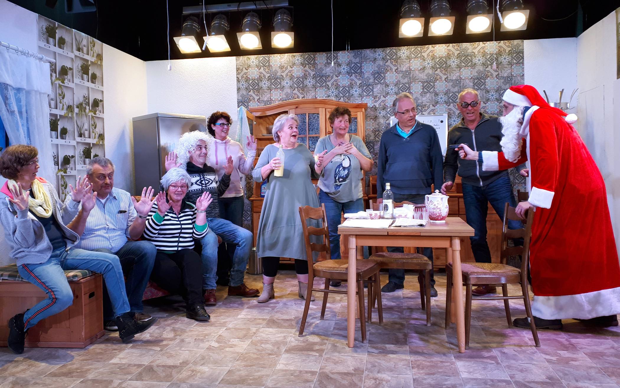 Für die sechs Aufführungen des Kirchentheaters