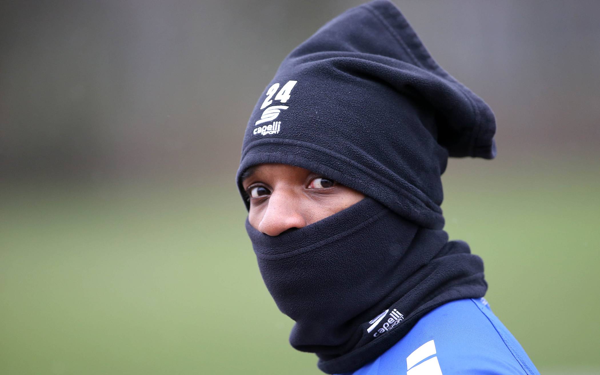 Voll fokussiert: Joseph-Claude Gyau am Freitagmorgen