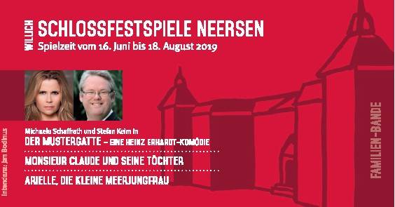 Der neue Flyer für die Schlossfestspiele ist jetzt da.