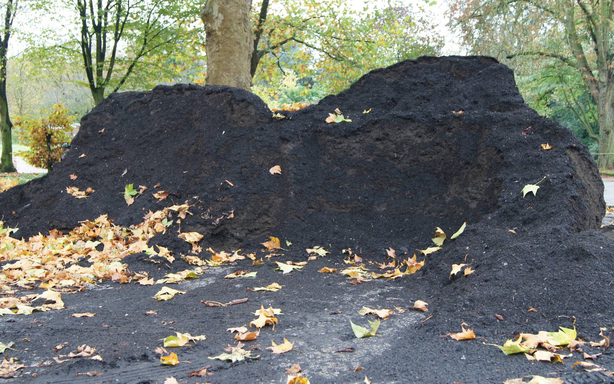 Die Stadt bietet auch jetzt wieder Kompost zur Abholung am Klingerhuf an.