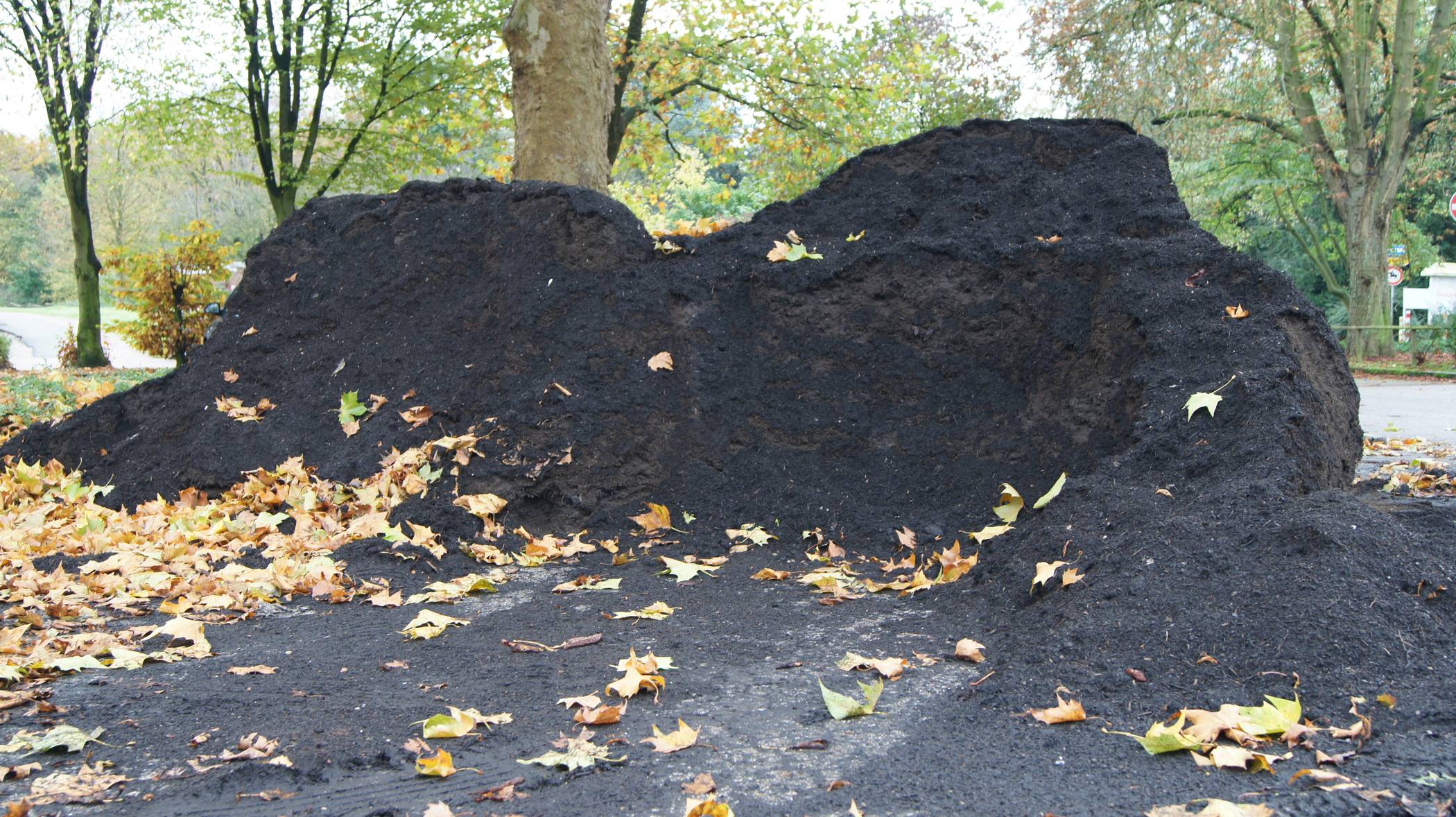 Die Stadt bietet auch jetzt wieder Kompost zur Abholung am Klingerhuf an.