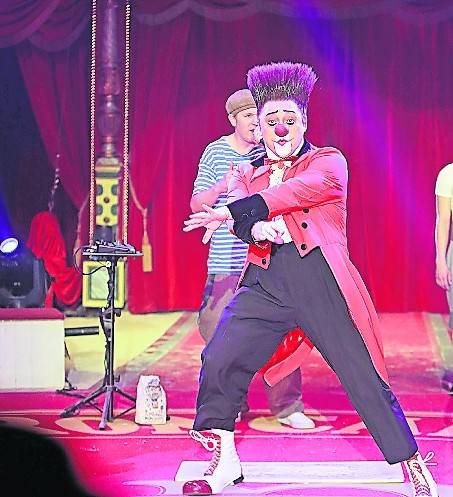 Clown Eddy hat den Groove.