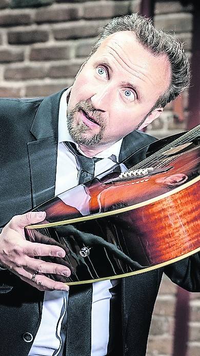  Herr Niels, Roberto Capitoni und Helmut Sanftenschneider treten am 11. April bei Thelen   Drifte in Leuth für den guten Zweck auf. 