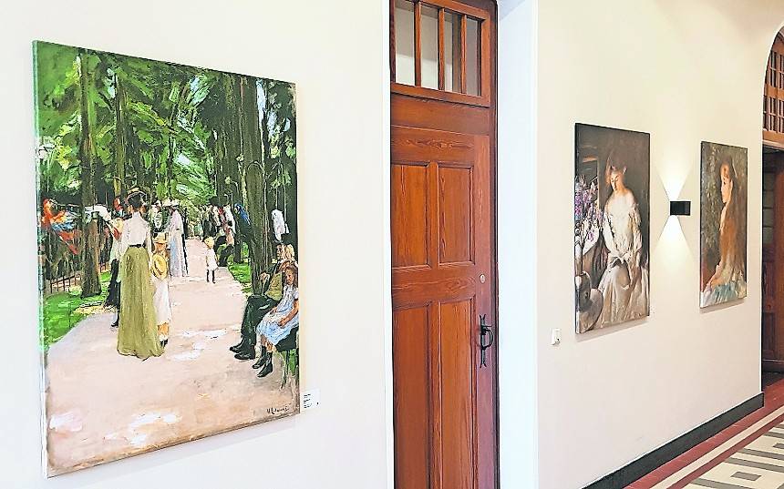 Im ersten Obergeschoss der Residenz Irmgardis stehen die Impressionisten wie Manet, Renoir und Monet im Mittelpunkt.