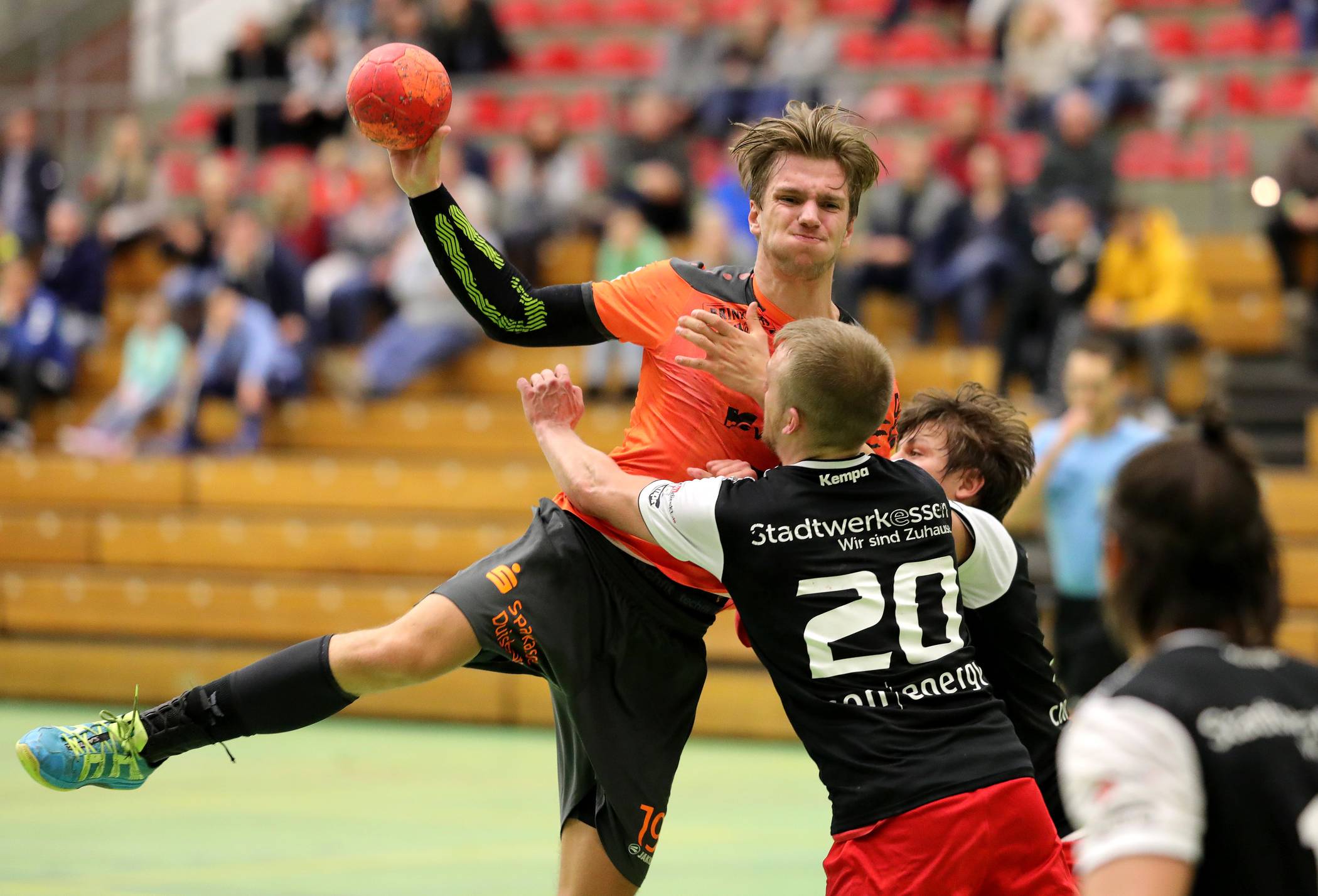  David Kryzun erzielte zehn Tore für die Wölfe Nordrhein, konnte die Niederlage im Kellerduell aber auch nicht verhindern.  