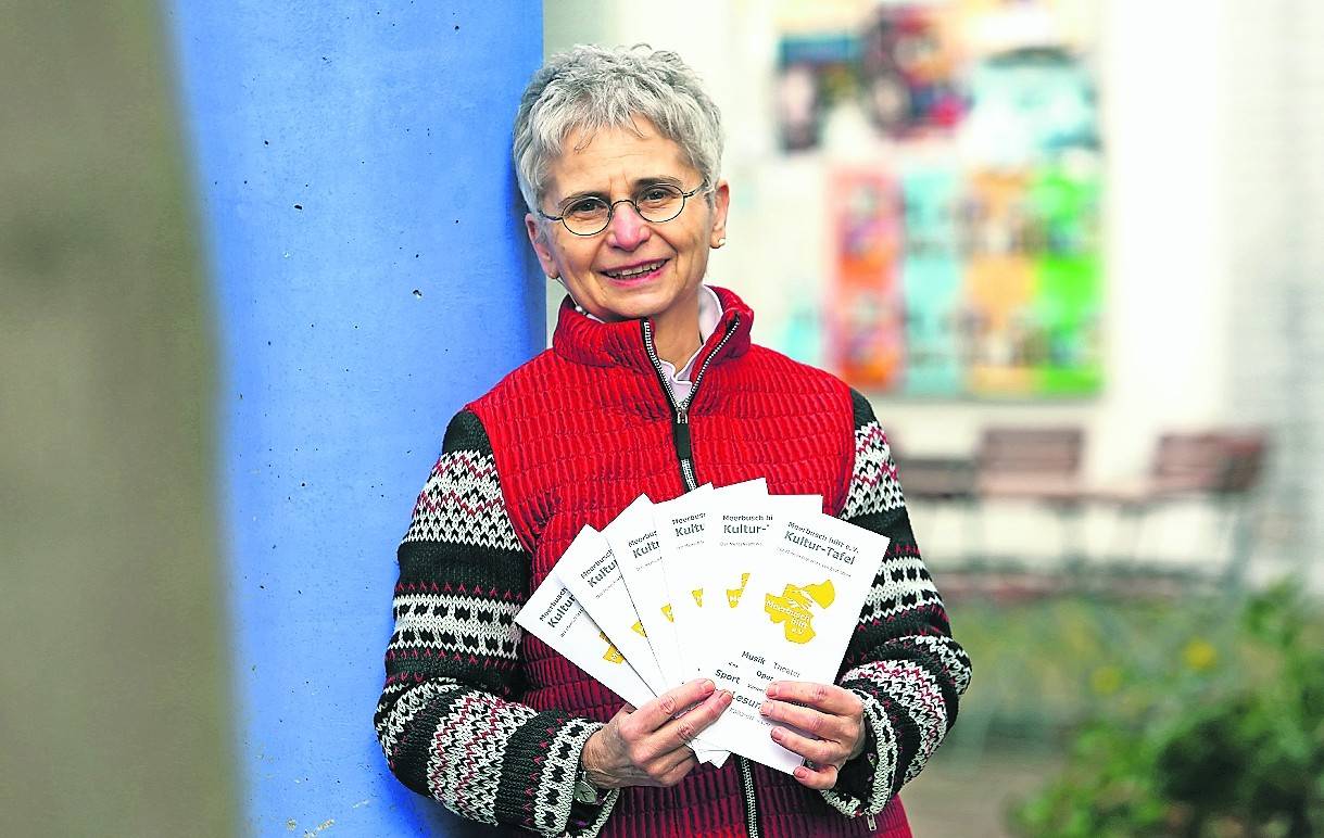  Freut sich über die Arbeit in der Kultur-Tafel: Ursula Thomas. 