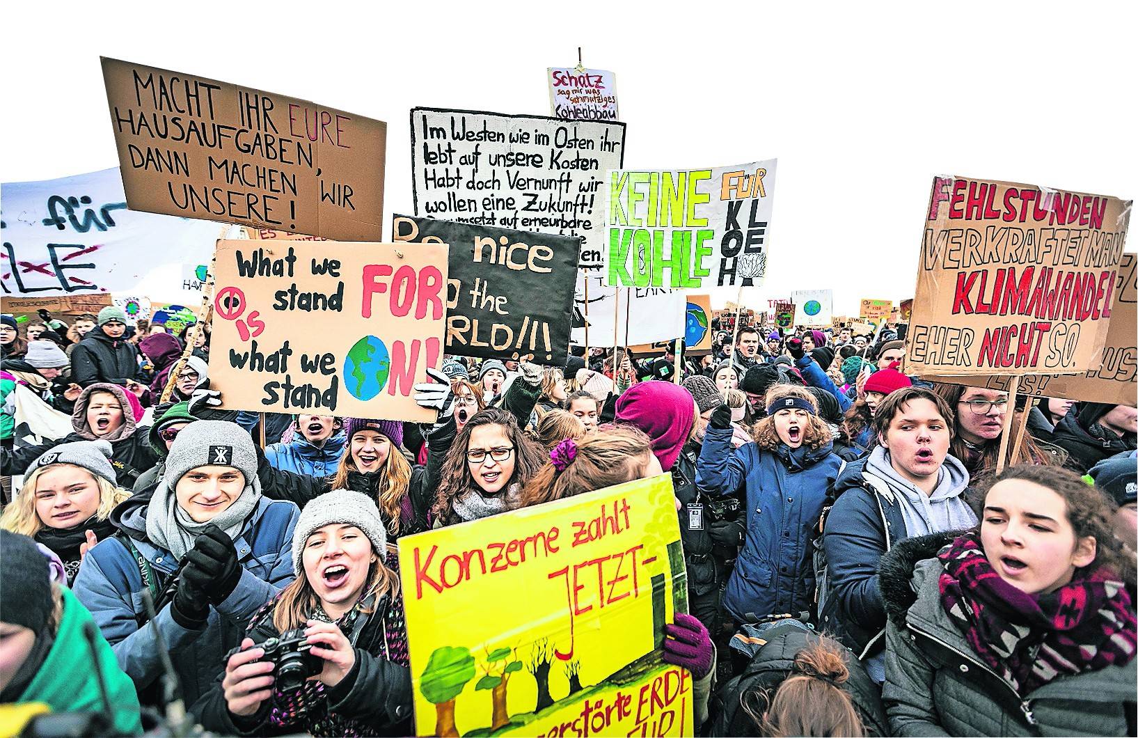  „Fridays for Future“ - weltweit gehen jeden Freitag junge Leute auf die Straße und demonstrieren für mehr Klimaschutz, so wie hier in Berlin. Auch in Mönchengladbach ist die Bewegung angekommen. 