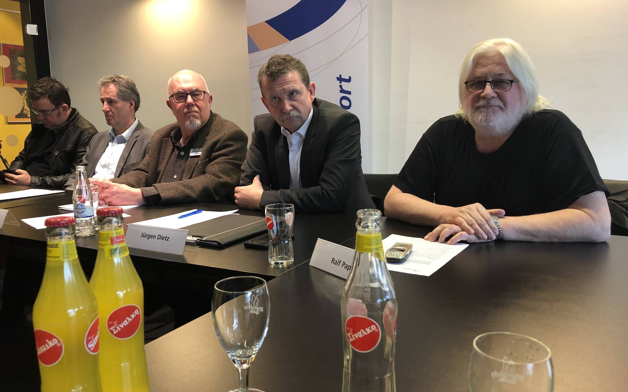 Von rechts: Ralf Pape, Jürgen Dietz,