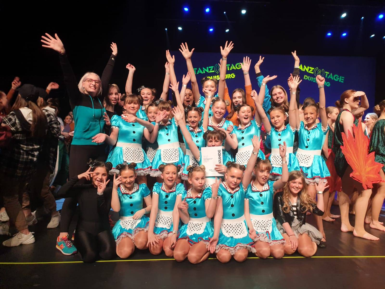 Für die Teenager der TSG-Formation „Particolata“ reichte es immerhin zu einem beachtlichen vierten Platz in der Kategorie „Showtanz“.