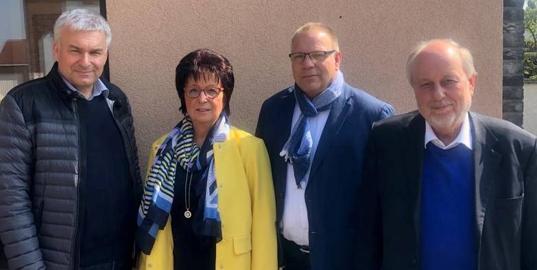 Udo Steinke, Gertud Bettges, Christof Eickhoff und Robert Philipps kamen zum Foto zusammen.