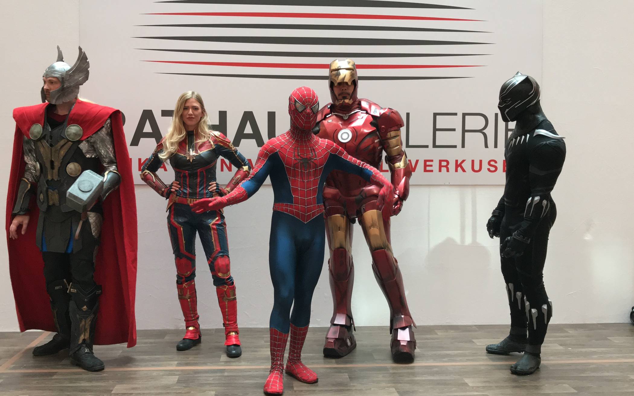 Die Helden von Marvels „Avengers: Endgame“ sind am 25. April als Cosplayer in Mönchengladbach zu Gast.