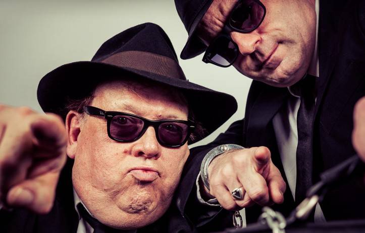  Jochen „Jake“ Contzen und Frank „Elwood“ Henkes sind mal wieder unterwegs im Auftrag des Herrn. 