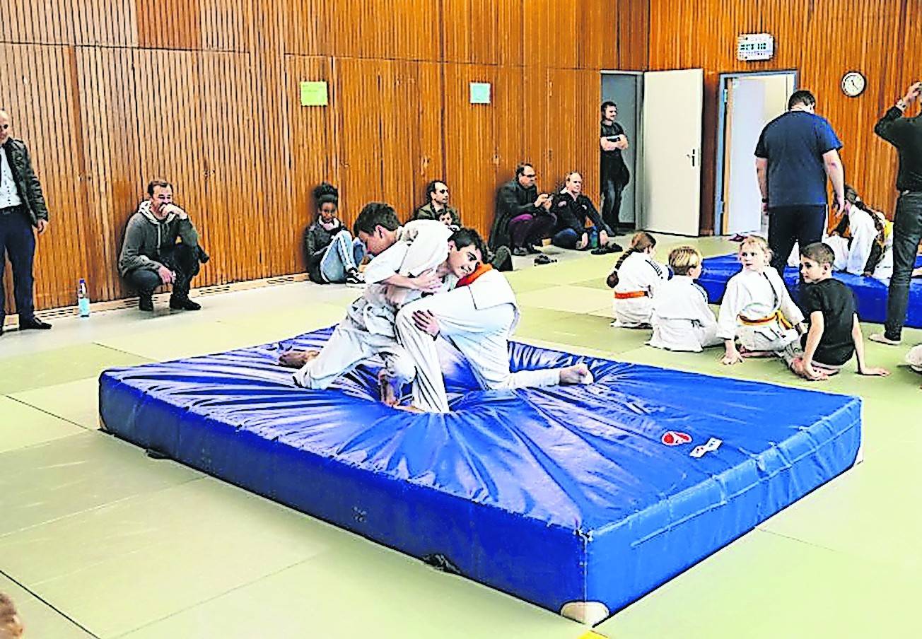  Jetzt fand in der kleinen Turnhalle der StädtischenMaria-Montessori-Gesamtschule die diesjährige Judosafari des Budoclubs Taifun Büderich statt. Bei einer Judosafari sollen sich die Kinder in Übungen verschiedener Disziplinen beweisen. Vorab wurde in einem Kreativwettbewerb künstlerisches und handwerkliches Geschick herausgefordert. Am Samstag dann fanden die leichtathletischen Übungen und der Budoteil statt. Bei diesen Teilen wurden Weitsprung, Wettlauf, Weitwurf und der sogenannte „Stierkampf“ durchgeführt. In vier Teams traten insgesamt 47 Kinder gegeneinander an. Zu den Kindern des Buodclubs gesellten sich auch Kinder aus der OGS Strümp, aus der Trainingsgruppe Kaarst und der Grundschule in Hochdahl, die alle von Trainern des BCTB im Judo trainiert werden. Da die Auswertung der einzelnen Wettbewerbe durch den Judoverband erfolgt, erwarten alle die Bekanntgabe der Ergebnisse mit großer Spannung. Bei der Osteraktion des Vereins am 27. April am „Jröne Meerke“ plant das Jugendteam BCTB die Ergebnisse bekannt zu gegeben. Dem Organisatoren, dem Jugendteam, den Helfern und den zahlreichen Spendern an dieser Stelle ein herzliches Dankeschön. 