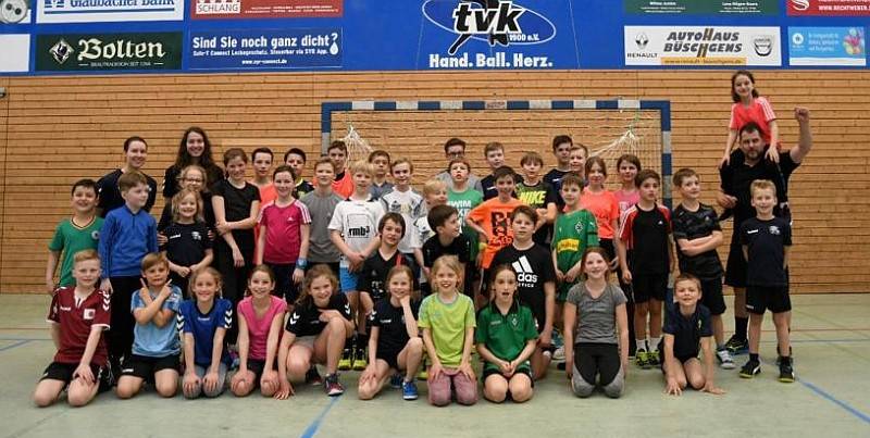 Das jährliche Handballcamp des TVK ist eines der Highlights des Vereins in Sachen Jugendförderung. Auch der Spaß kommt hier nicht zu kurz.