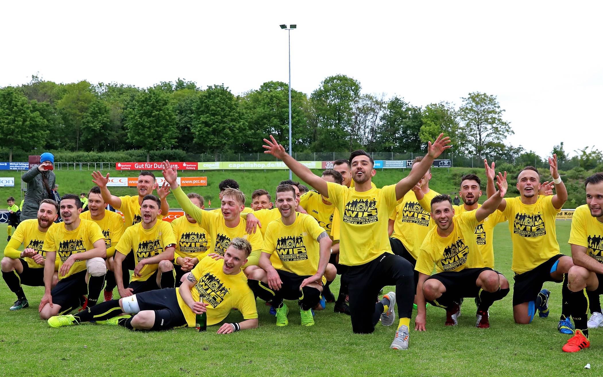 VfB Homberg feiert Aufstieg in die Regionalliga West