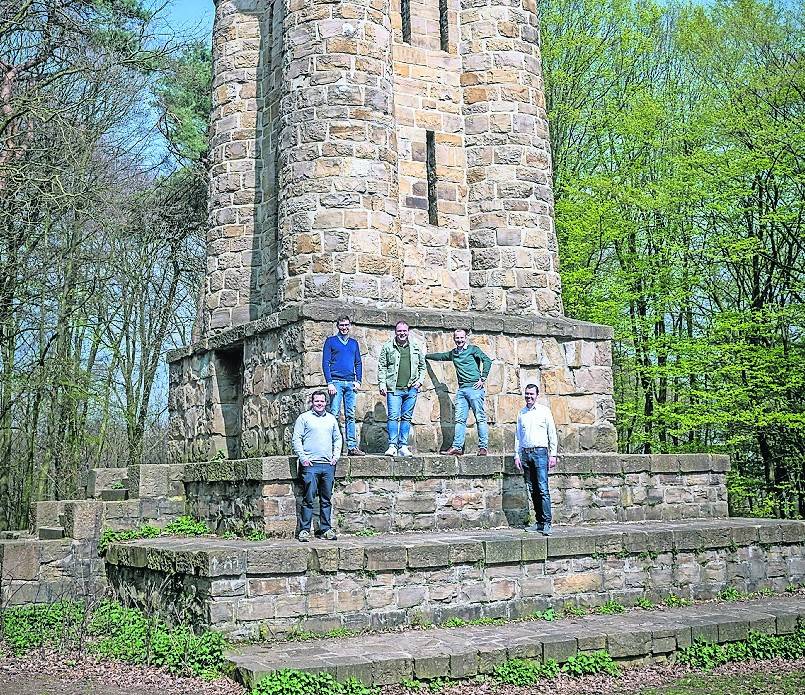 Wollen frischen Wind in den VVV bringen, der neue Vorstand (v.l.): Philipp Gockel (Geschäftsführer), Maximilian Koehl (Schriftführer), Marc Tappiser (1. Vorsitzender), Christoph Solbach (2. Vorsitzender) und Jochen Scholz (Kassenwart).