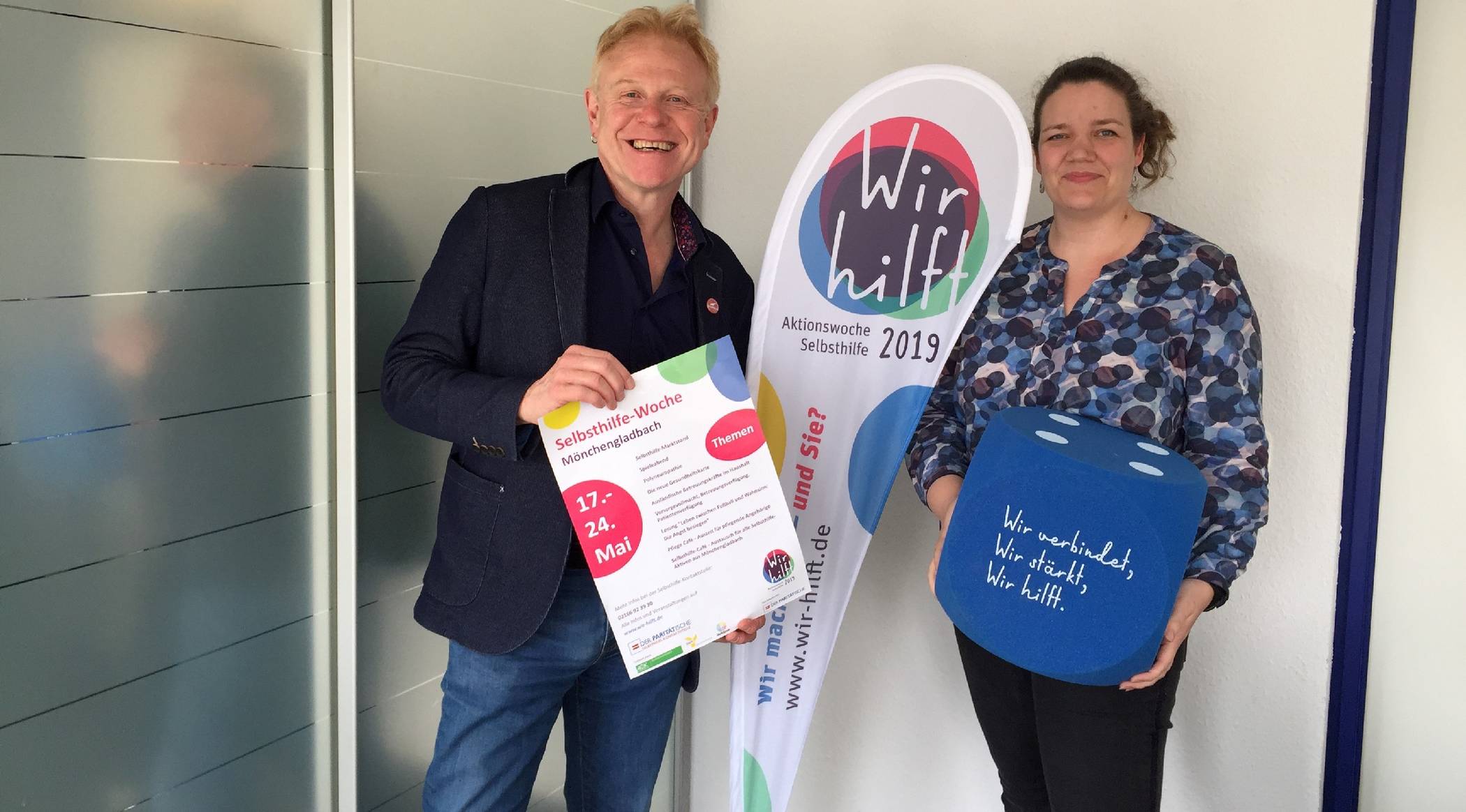  Georg Meurer und Ina Lauterbach sind die Profis in der Selbsthilfe-Kontaktstelle. Bei ihnen laufen die Fäden von rund 120 Gruppen zusammen. 