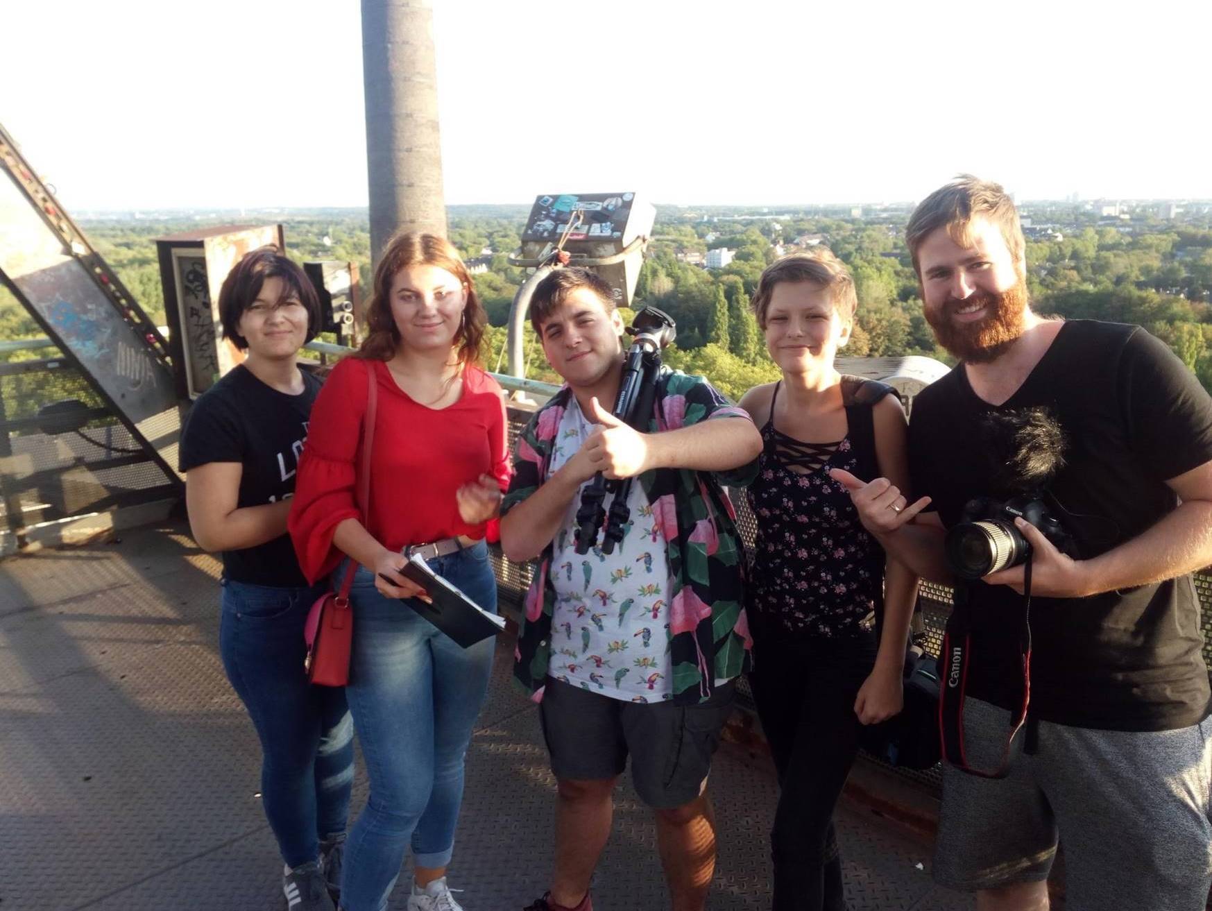 Sieben Jugendlichen haben in rund acht Monaten an neun verschiedene Orte in Duisburg und DU-Meiderich gedreht.