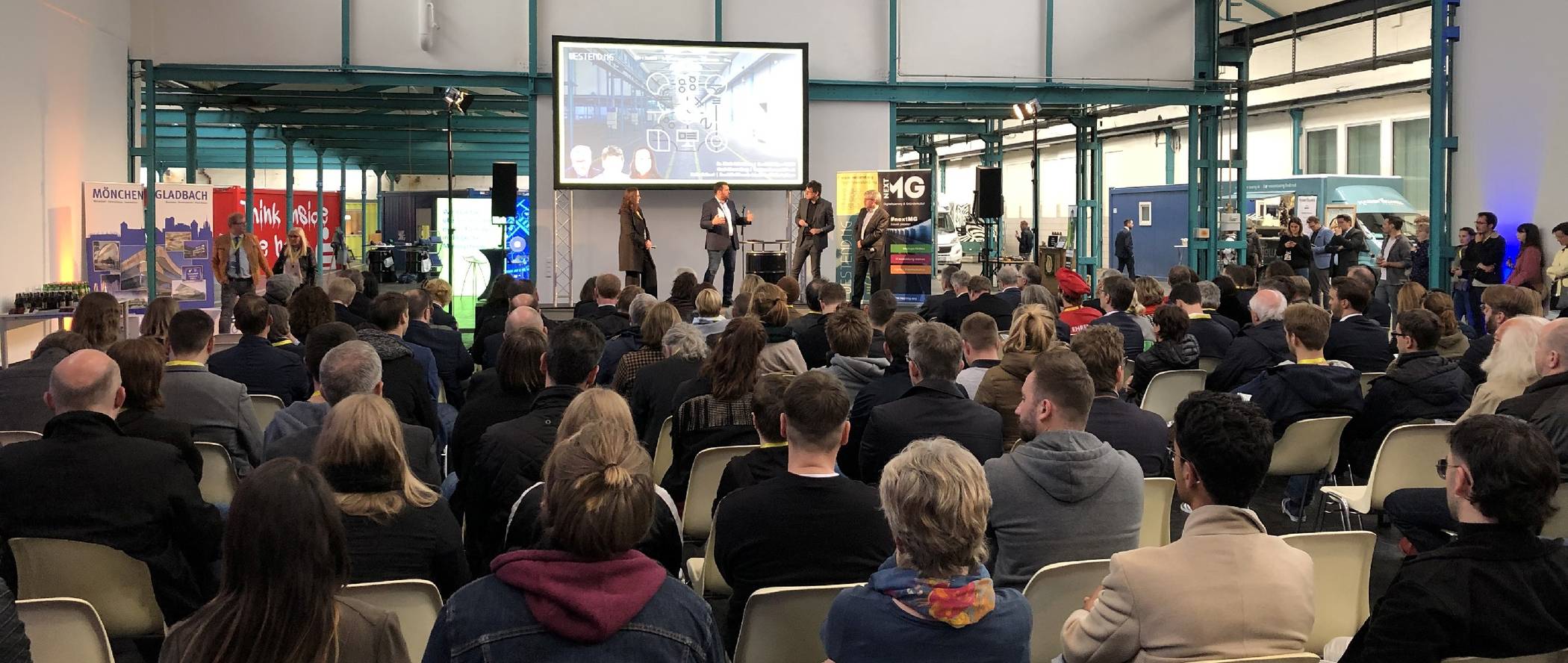 Start frei für das Westend.MG im SMS Businesspark an der Blumenberger Straße. Hier entsteht ein zentraler Ort für eine innovative Gründerszene.