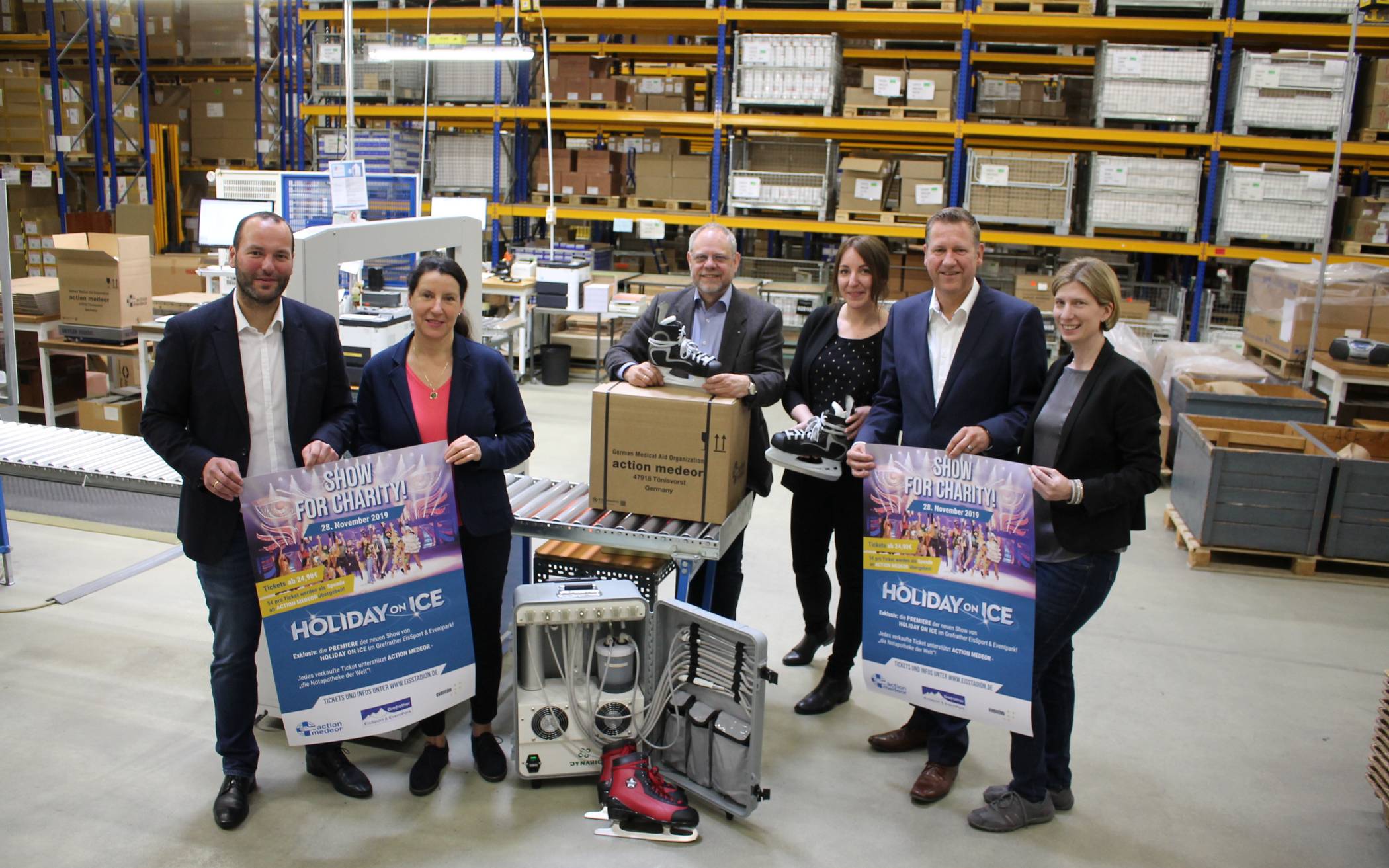 Eine „Charity“ auf glattem Eis