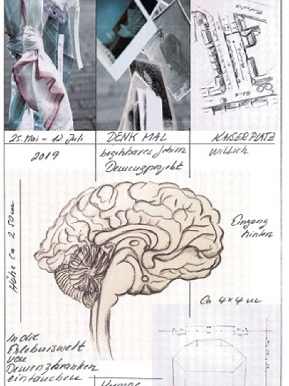 Der Erlebnisraum „Gehirn“ auf dem Kaiserplatz steht im Fokus der Projektwochen.