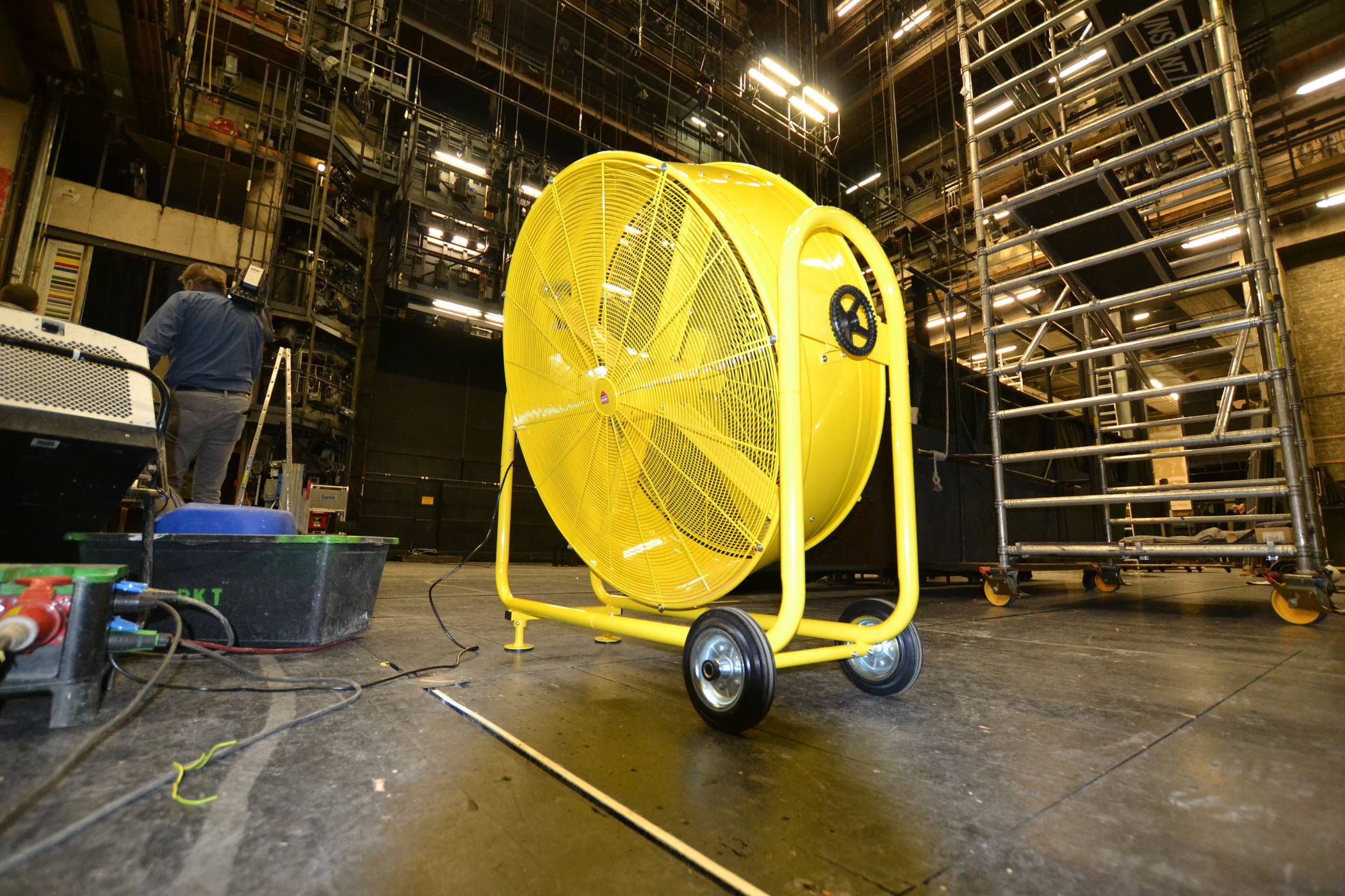  Die Arbeiten im Großen Haus gehen offensichtlich gut voran. 