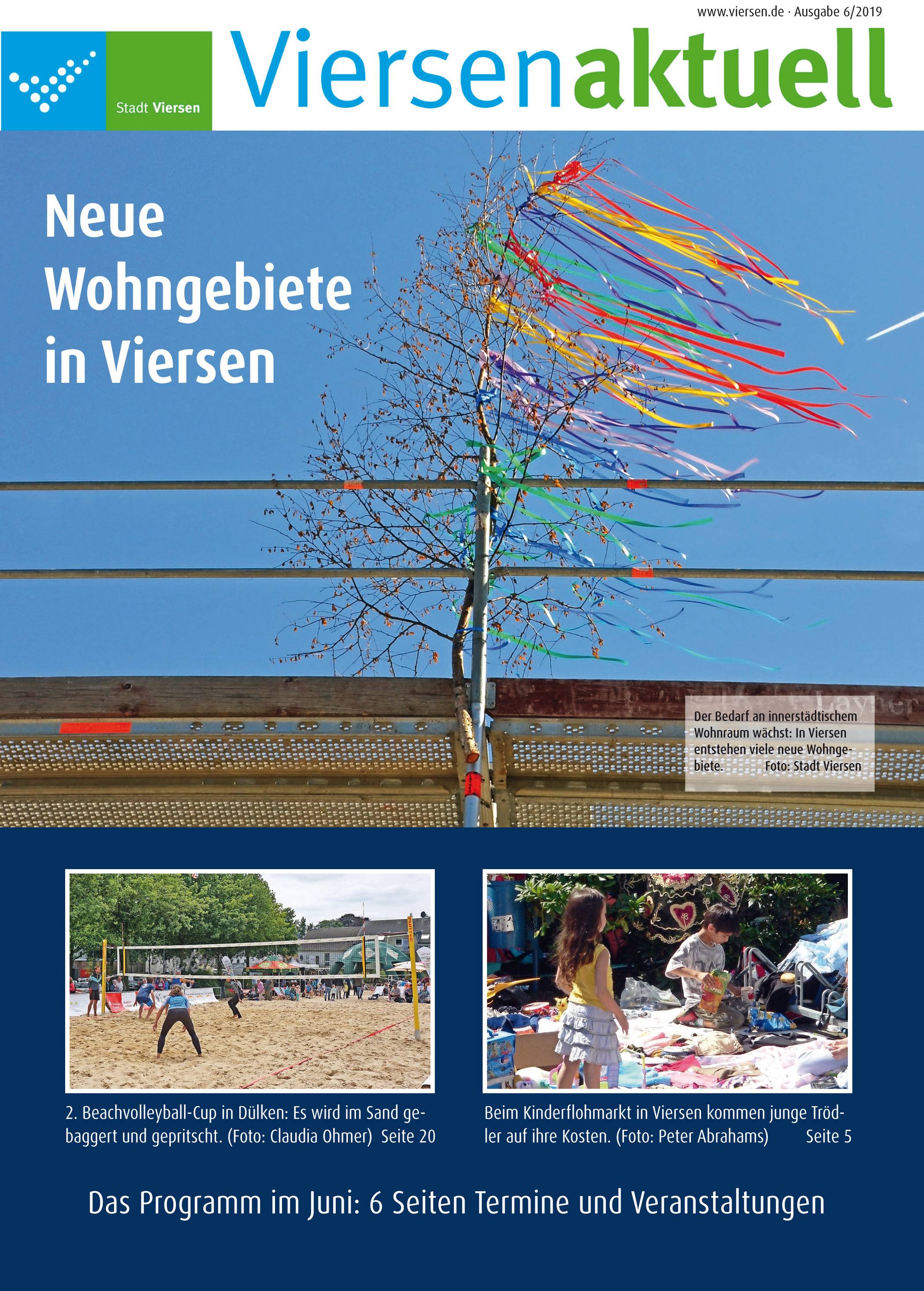  Die Juni-Ausgabe von Viersen Aktuell erscheint am kommenden Sonntag im Extra-Tipp. 