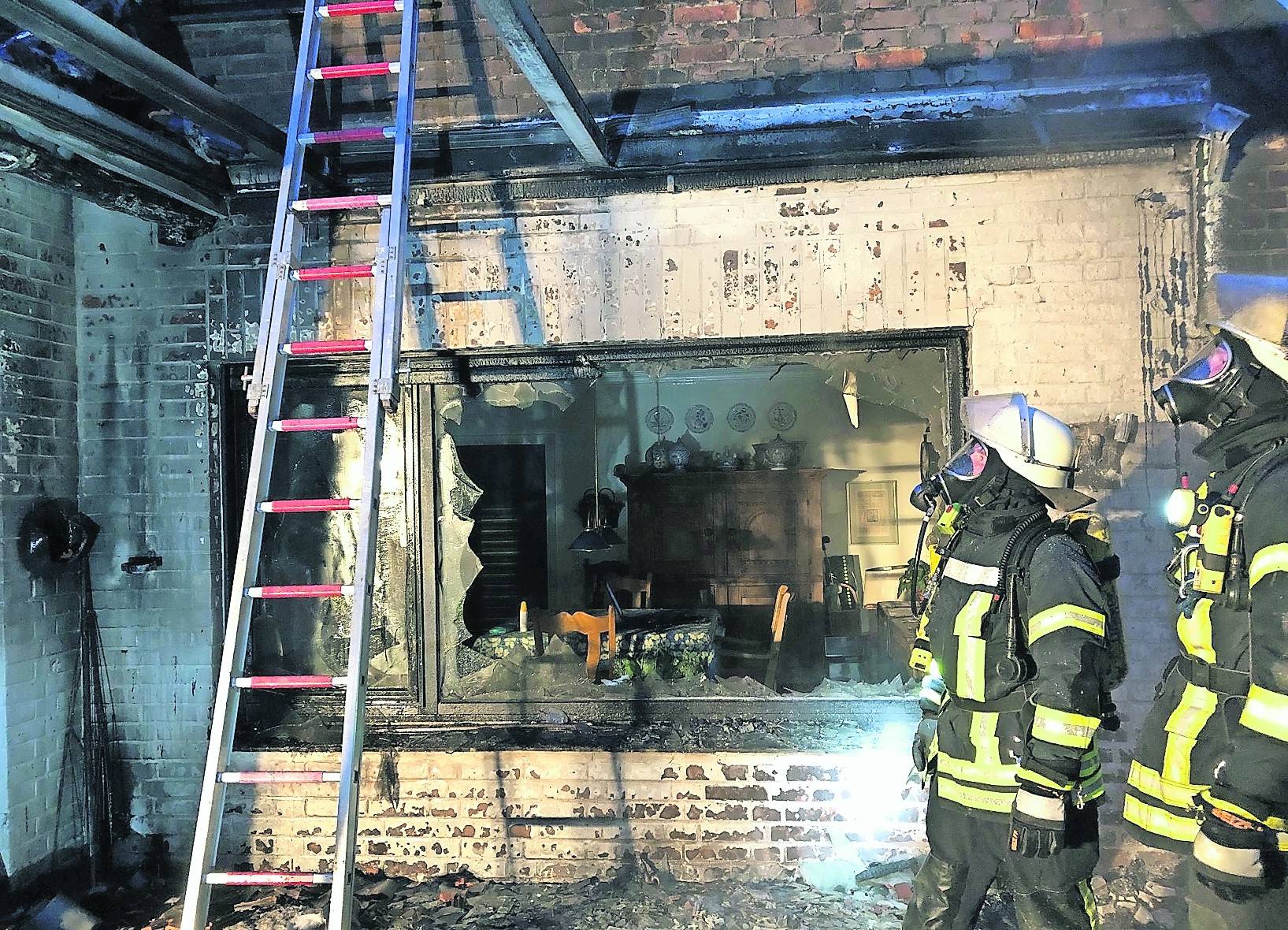  : Brand: Hausbewohner gerettet