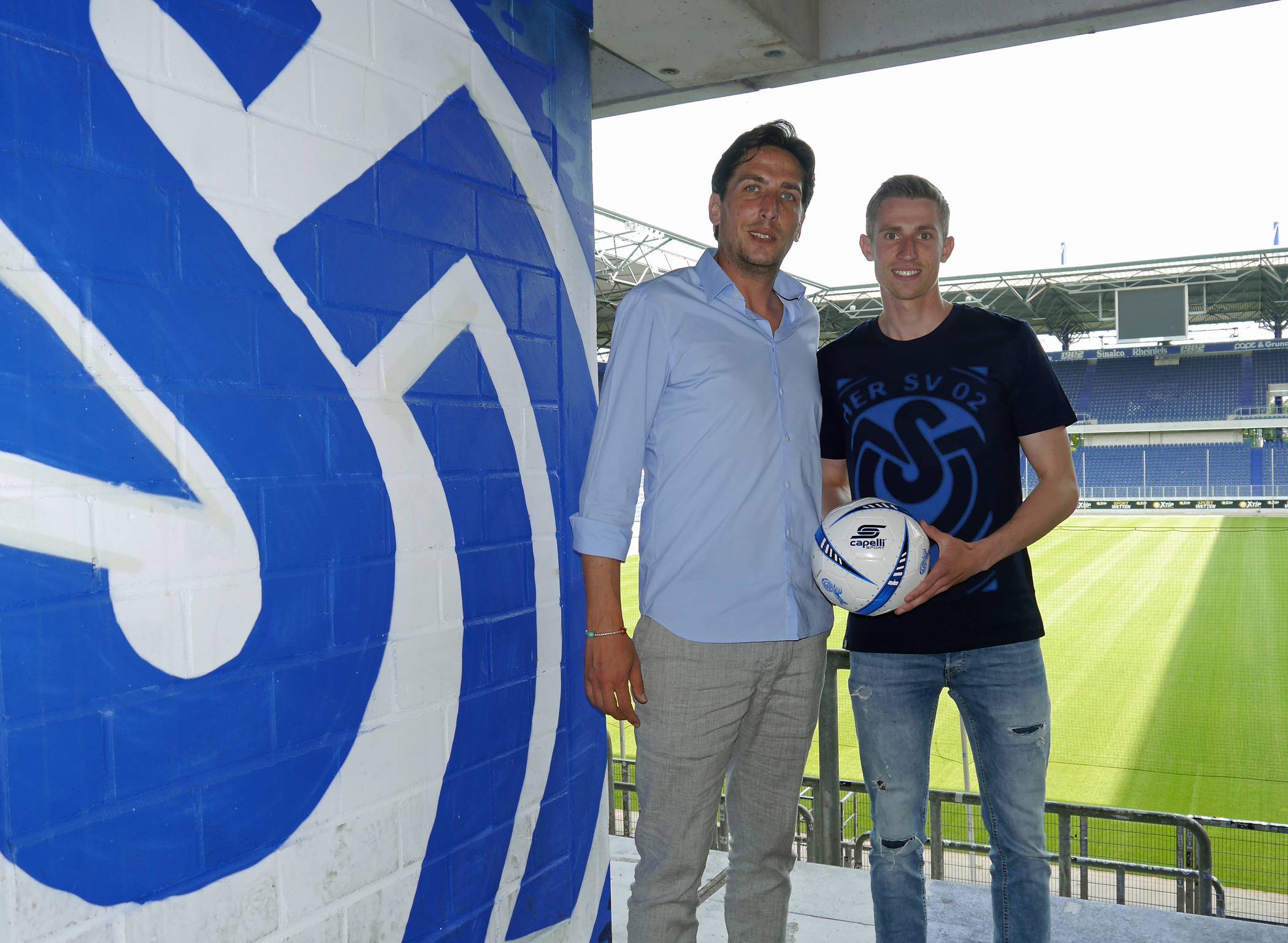  Sportdirektor Ivo Grlic mit Arne Sicker 