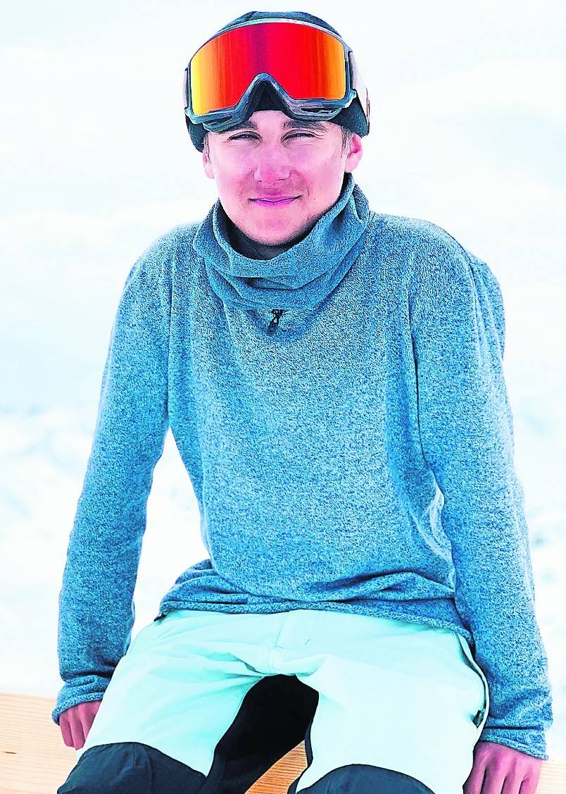  Der Snowboarder Fynn Koenen aus Anrath. 