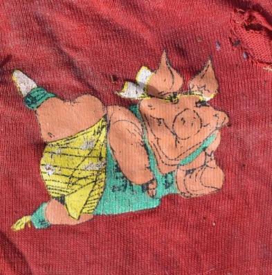 Der Mann trug diesen auffälligen Slip.