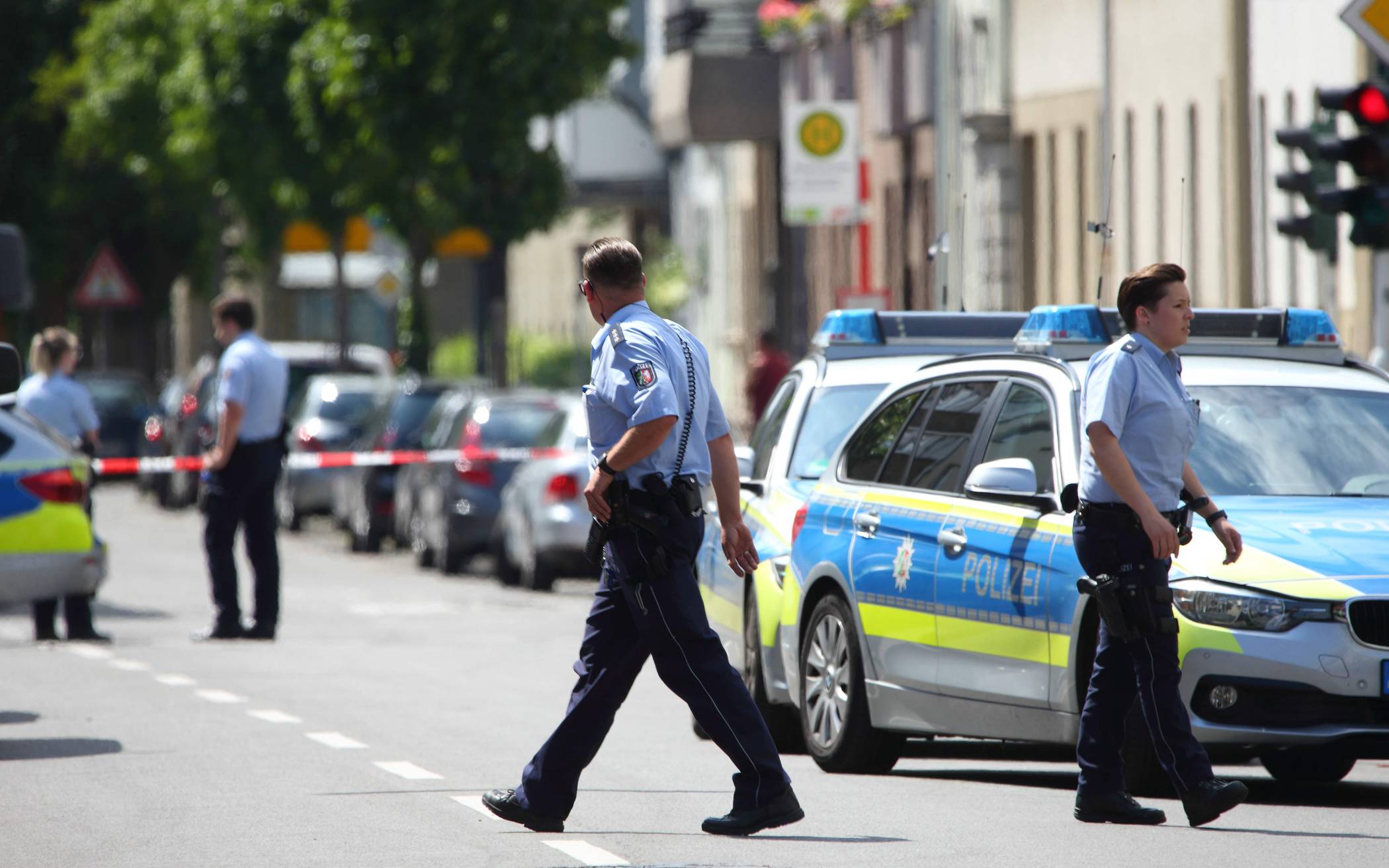 Polizei riegelte Haus und Straße ab