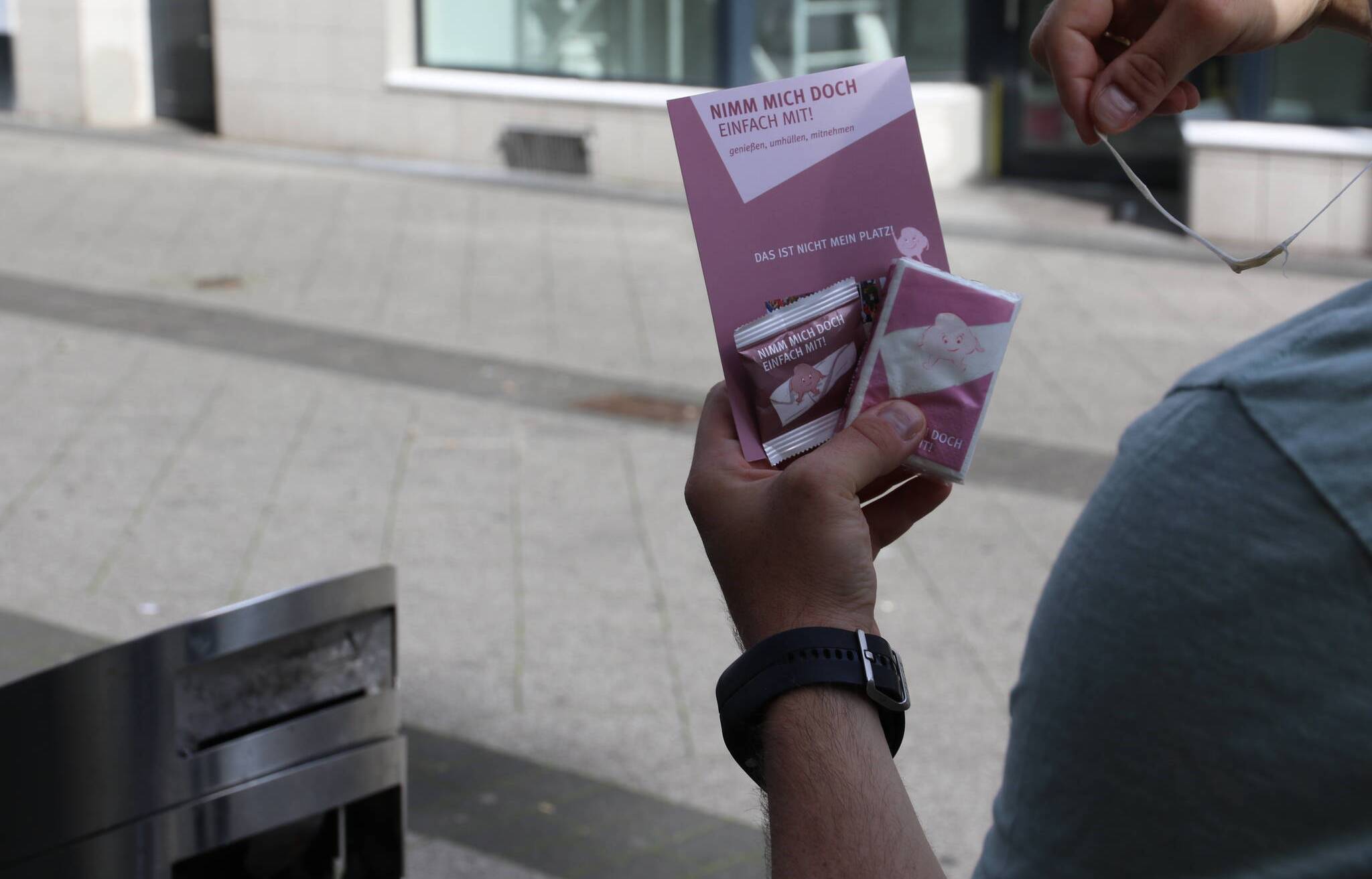 Keine Chance für Kaugummis: Mit einer