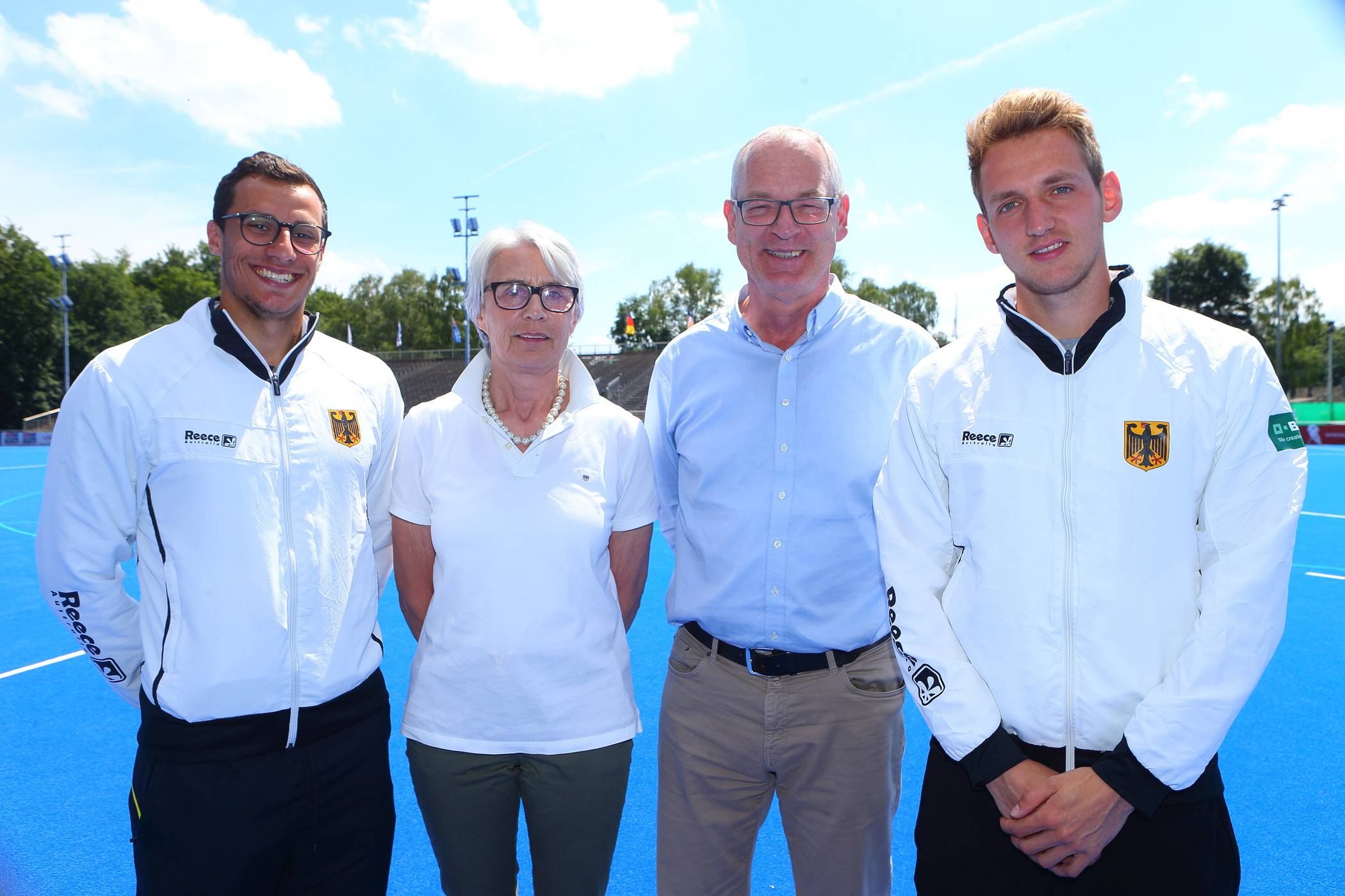  Der Krefelder Niklas Wellen (r.) tritt mit der Nationalmannschaft morgen gegen den Weltmeister an. 
