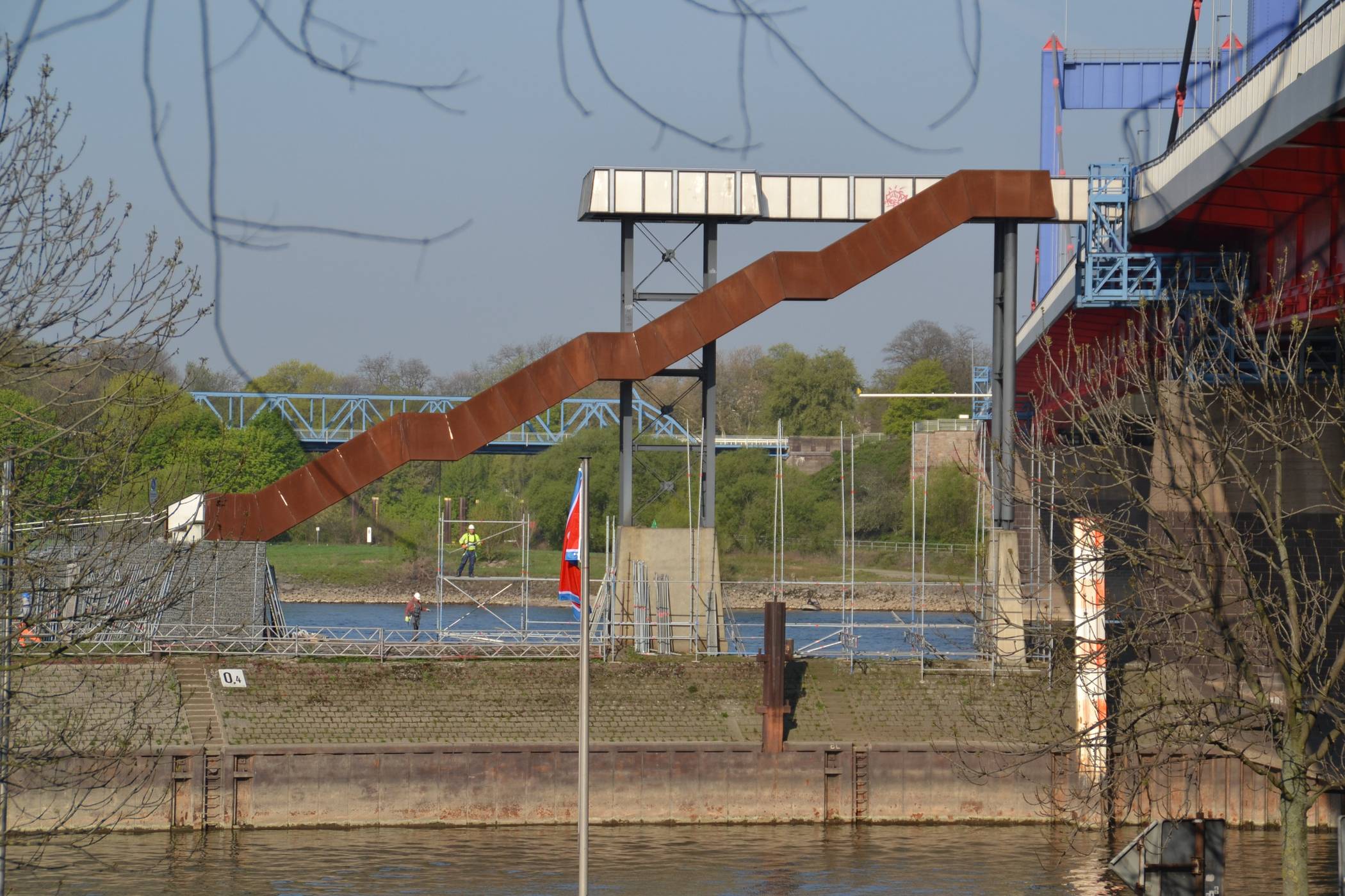 Treppe zur Mercatorinsel freigegeben