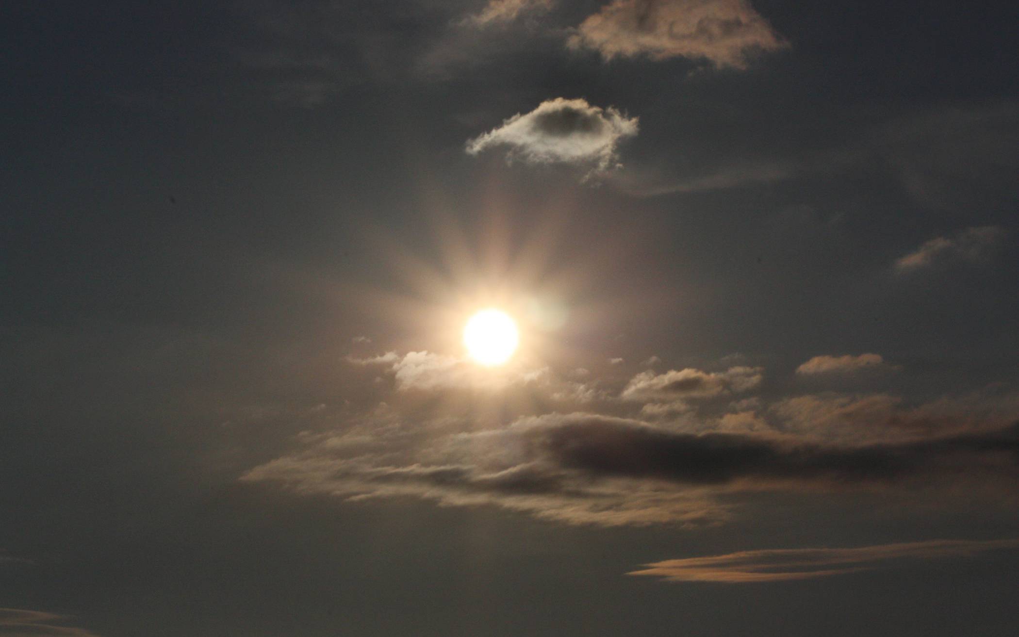 Es war heiß... auch über der...