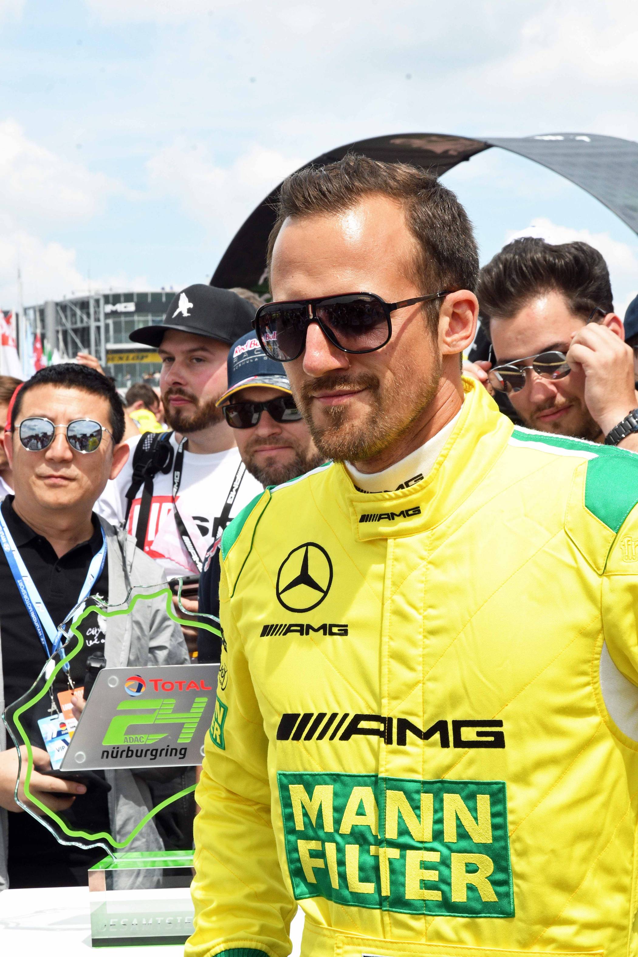  Lance David Arnold vor dem Rennen. 