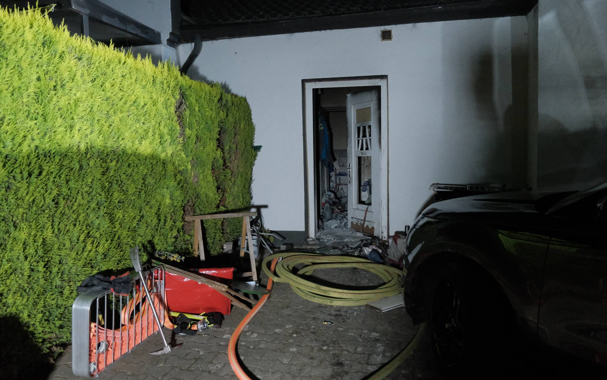 Wohnung in Traar. Anwohner traten die