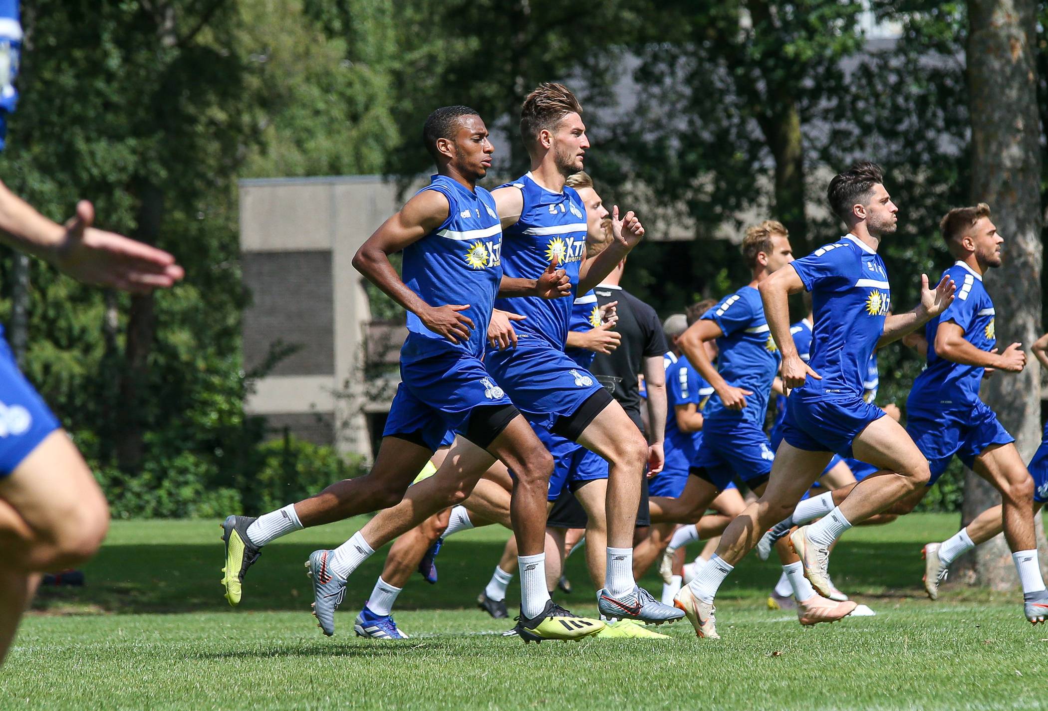 Beim Trainingslager in Mierlo wird hart geackert