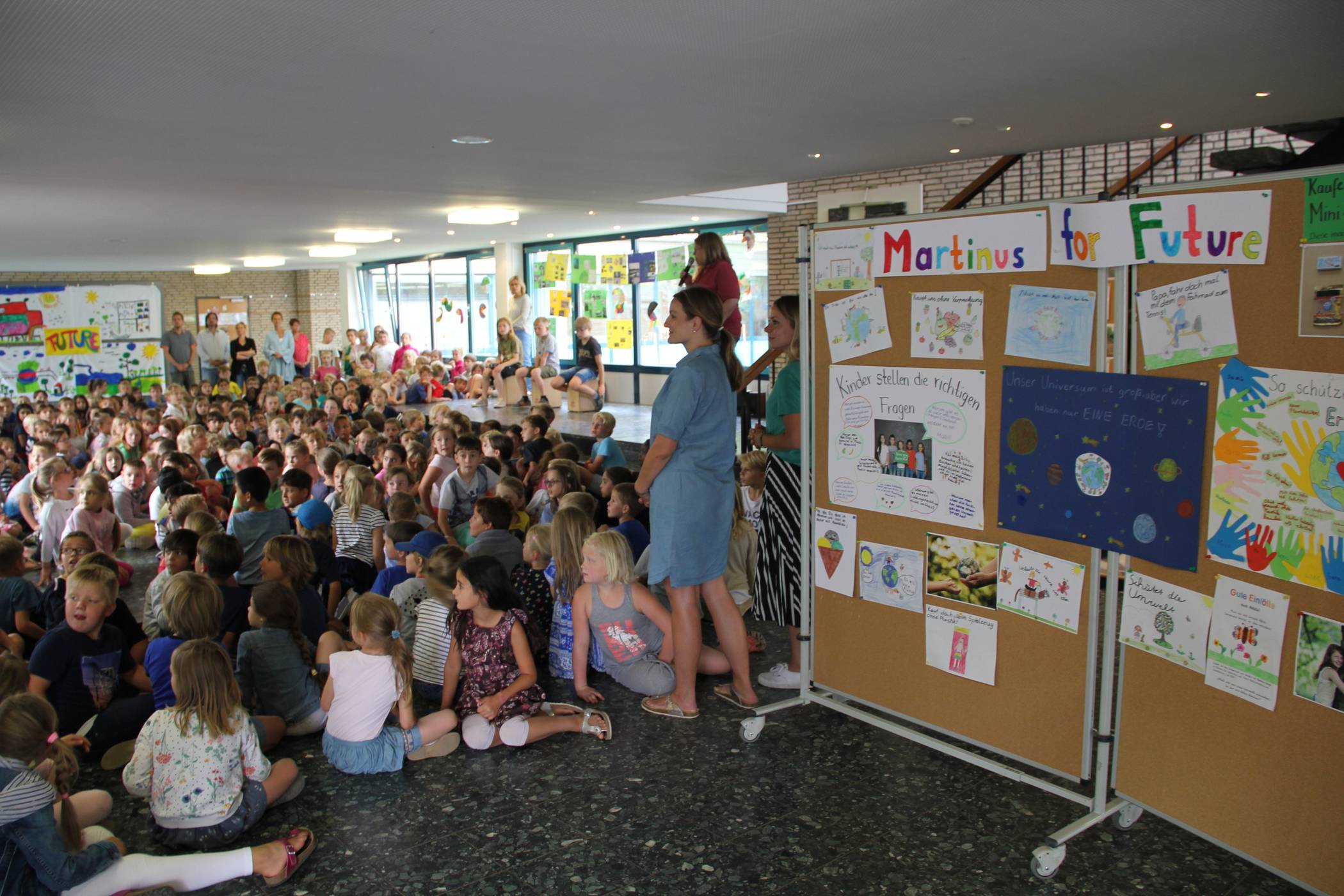  Alle rund 330 Kinder der Martinusschule haben am Projekttag „Martinus for future“ teilgenommen und ihre Ideen für mehr Klima- und Umweltschutz eingebracht. 
