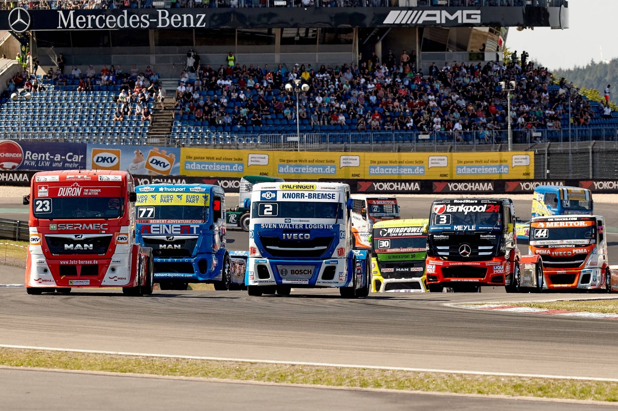 So schnell wie beim Truck-Grand-Prix am Nürburgring haben Sie selten einen LKW fahren sehen.
