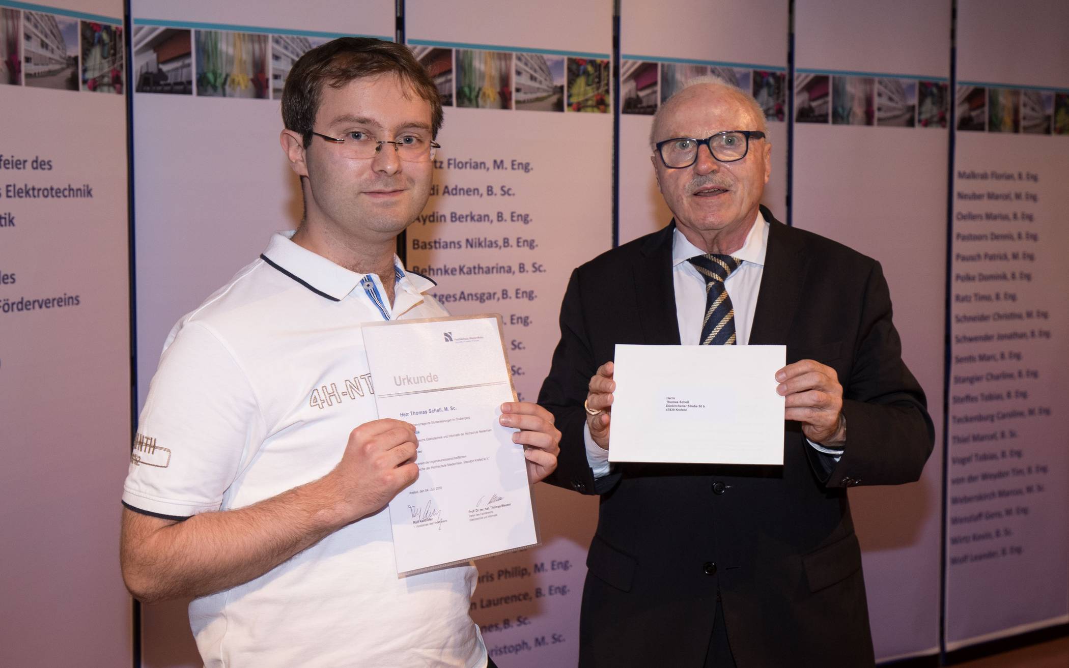 Preisträger Thomas Schell erhält den Förderpreis